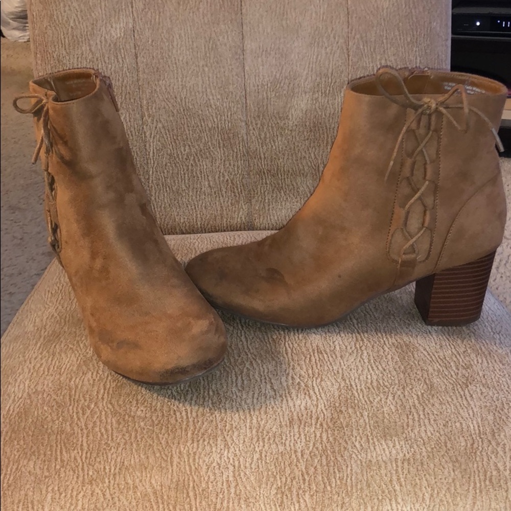 Suede Booties
